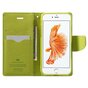 Mercury Goospery wallet Bookcase case compatible avec iPhone 7 8 SE 2020 SE 2022 Cuir bleu fonc&eacute; - portefeuille