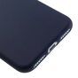 Coque en silicone de couleur bleue unie compatible avec iPhone 7 8 Coque bleue Coque bleue