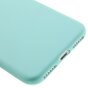 Coque en silicone bleu clair compatible avec iPhone 7 8 coque bleu clair Coque bleu uni