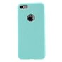 Coque en silicone bleu clair compatible avec iPhone 7 8 coque bleu clair Coque bleu uni