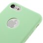 Coque en silicone de couleur verte unie pour iPhone 7 8. Coque verte.
