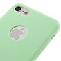 Coque en silicone de couleur verte unie compatible avec iPhone 7 8 Couverture verte Coque verte