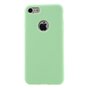 Coque en silicone de couleur verte unie compatible avec iPhone 7 8 Couverture verte Coque verte