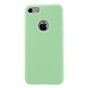 Coque en silicone de couleur verte unie pour iPhone 7 8. Coque verte.