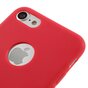 &Eacute;tui en silicone de couleur rouge solide pour iPhone 7 8. &Eacute;tui rouge &Eacute;tui rouge
