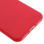 Coque en silicone de couleur rouge unie compatible avec iPhone 7 8 Coque rouge Coque rouge