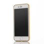 Coque en silicone Chic compatible avec iPhone 7 8 SE 2020 SE 2022 Lignes de design dor&eacute;es Bleu