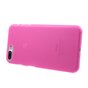 Coque rose unie compatible avec iPhone 7 Plus 8 Plus Housse rose Coque en silicone