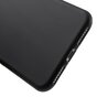 Coque en silicone noire compatible avec iPhone 7 Plus 8 Plus Coque noire Couleur unie