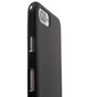 Coque en silicone noire compatible avec iPhone 7 Plus 8 Plus Coque noire Couleur unie