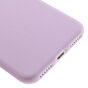 Coque en silicone Violet compatible avec iPhone 7 8 Coque violette unie Coque violette