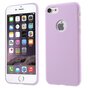 Coque en silicone Violet compatible avec iPhone 7 8 Coque violette unie Coque violette