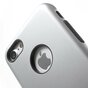 Caseology Coque argent&eacute;e compatible avec iPhone 7 8 Coque en silicone TPU argent&eacute;e Coque noire