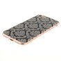 Coque au henn&eacute; noir Damask Flower compatible avec iPhone 7 8 SE 2020 SE 2022 Coque en silicone TPU blanc