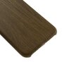 Coque en bois et silicone compatible avec iPhone 7, 8, SE 2020, SE 2022, coque en bois TPU, imitation bois fonc&eacute;