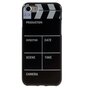 Housse de protection pour iPhone 7 8 SE 2020 SE 2022 Clapperboard Housse TPU en silicone noir blanc