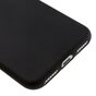 Coque en silicone noire unie compatible avec iPhone 7 8 Couverture noire mate