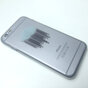 Coque rigide Cloud compatible avec iPhone 6 Plus 6s Plus Couverture transparente Code &agrave; barres pluie