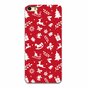 Coque de No&euml;l rouge compatible avec iPhone 6 et 6s Coque de No&euml;l en TPU Housse de No&euml;l rouge