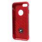 Coque rigide en TPU rouge gris m&eacute;tallis&eacute; Coque iPhone 7 8 rouge argent