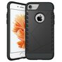 Coque rigide de protection noire en TPU compatible avec iPhone 7 8 coque de protection noire