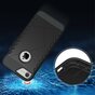 Coque rigide de protection noire en TPU compatible avec iPhone 7 8 coque de protection noire