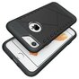 Coque rigide de protection noire en TPU compatible avec iPhone 7 8 coque de protection noire