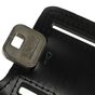 Ceinture de course compatible avec iPhone Plus / Max / Grand bracelet de sport pour mobile / t&eacute;l&eacute;phone - Noir