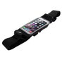 Ceinture de course pour t&eacute;l&eacute;phone / mobile / iPhone Sac de taille de sport - R&eacute;glable - Noir