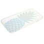 Coque Ananas Bleu TPU compatible avec iPhone 7 8 SE 2020 SE 2022 Coque Transparente Bleu