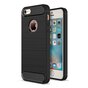 Coque en TPU carbone noir compatible avec iPhone 5 5s SE 2016 Armor