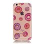 Coque Donut transparente en TPU la coque compatible avec iPhone 6 et 6s