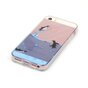 Coque transparente en TPU pingouin pour iPhone 5 5s et SE 2016