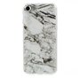 Coque en TPU en marbre compatible avec iPhone 7 8 SE 2020 SE 2022 Coque blanche Housse en marbre