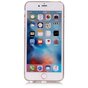 Housse de protection en marbre compatible avec iPhone 6 Plus 6s Plus en silicone - Marbre - Blanc