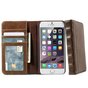 &Eacute;tui biblioth&egrave;que en cuir Book iPhone 6 Plus 6s Plus simili cuir marron