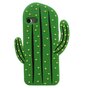 Coque silicone Cactus pour iPhone 7 et 8 SE 2020 SE 2022 3D vert