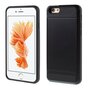 &Eacute;tui porte-cartes Secret compatible avec iPhone 6 Plus 6s Plus &Eacute;tui rigide - Portefeuille - Portefeuille - Noir