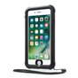 Coque &eacute;tanche compatible avec iPhone 7 8 SE 2020 SE 2022 IP68 coque &eacute;tanche noire