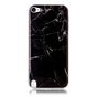 Marbre noir compatible avec iPod Touch 5 6 7 &eacute;tui en TPU &eacute;tui en marbre