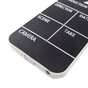 Coque en TPU compatible avec iPhone 5 5s et SE 2016, clap noir