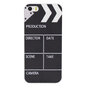 Coque en TPU compatible avec iPhone 5 5s et SE 2016, clap noir