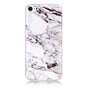 Blanc compatible avec iPod Touch 5 6 7 coque en TPU marbre coque en marbre