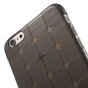 Coque &agrave; carreaux gris compatible avec iPhone 6 6s Housse en TPU protection suppl&eacute;mentaire