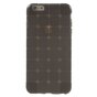 Coque &agrave; carreaux gris compatible avec iPhone 6 6s Housse en TPU protection suppl&eacute;mentaire