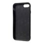 Coque TPU iPhone 7 8 SE 2020 SE 2022 en fibre de carbone imprim&eacute; noir
