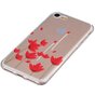 Coque TPU iPhone 7 8 SE 2020 SE 2022 Coque coquelicot empreinte fleurs rouges