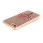 Coque transparente en TPU compatible avec iPhone 7, 8, SE 2020, SE 2022, arbre &agrave; fleurs roses