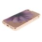 Coque transparente en TPU compatible avec iPhone 7 8 SE 2020 SE 2022 avec fleur violette