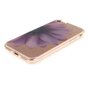 Coque TPU transparente pour iPhone 7 8 SE 2020 SE 2022 avec fleur violette